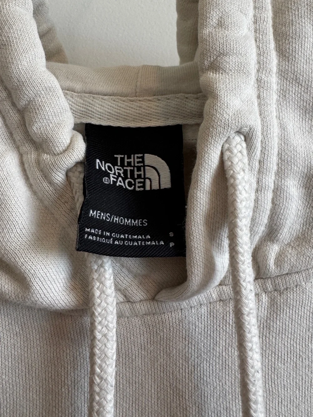 The North Face Men's Cream Logo lightweight Hoodie